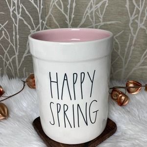 RAE DUNN FARMHOUSE HOME DECOR CERAMIC COOK DINE SPRING CROCK KITCHEN HOME NEW